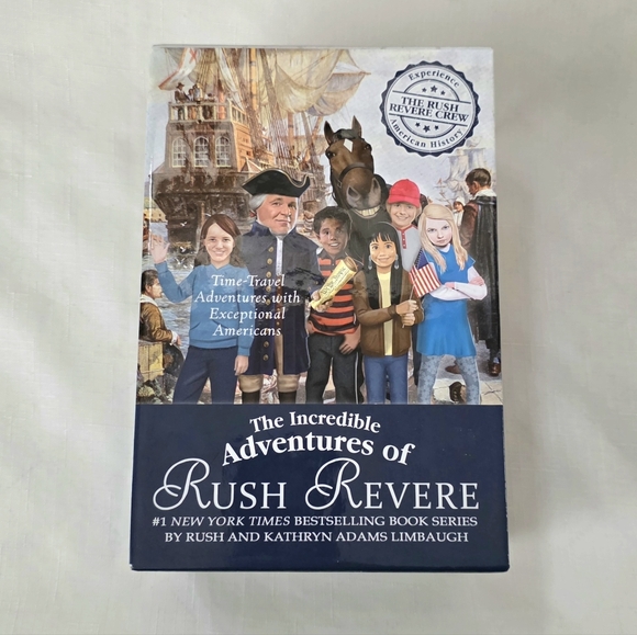 Rush Revere Time-Travel Adventures 5 Hardback Books Gift Set Limbaugh Experience